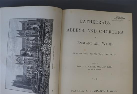 Architecture and Design: Langley, Batty - The City and Country Builders and Workmans Treasury of Designs, qto, rebound calf, lacking